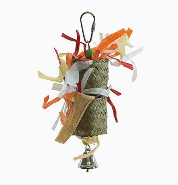 Double Grass Cups Bird Toy